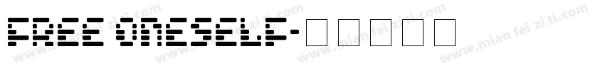 free oneself字体转换